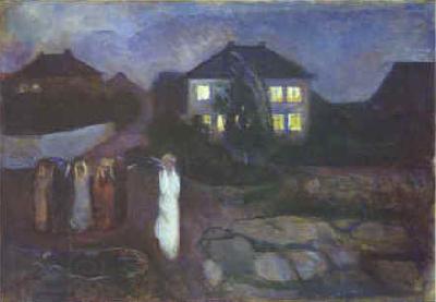 Edvard Munch The Storm oil painting picture
